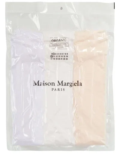 Maison Margiela Pack Of Three T-shirts In Multi