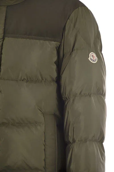 Moncler Down Jacket "tuileries" In Green