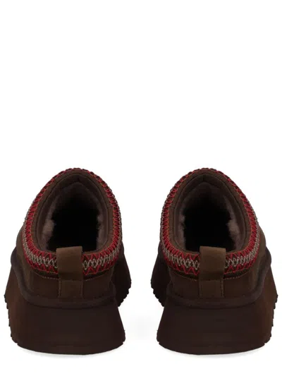 Ugg Suede Mule Slipper With Cushioned Eva Sole In Brown