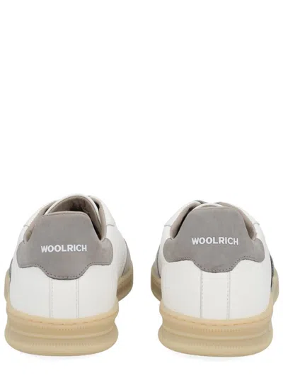 Woolrich Low-top Sneakers With Round Toe And Stripes In Multi
