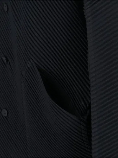 Issey Miyake 'monthly Colors: September' Jacket In Black