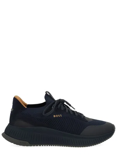 Hugo Boss Boss Sneakers Ttnm Evo_slon_knrsd In Black