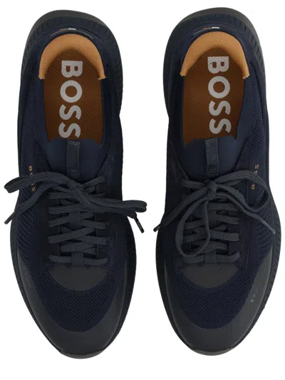 Hugo Boss Boss Sneakers Ttnm Evo_slon_knrsd In Black