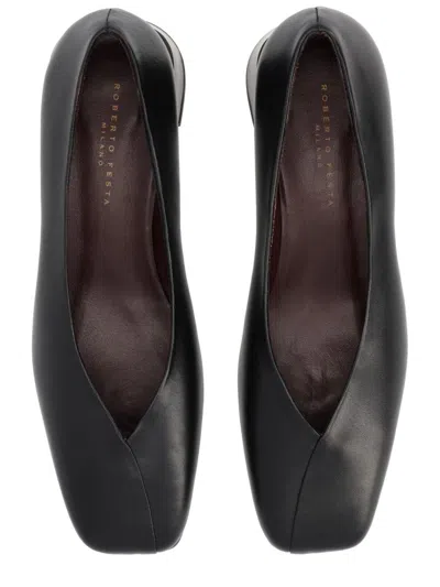 Roberto Festa Décolleté "vina" In Black