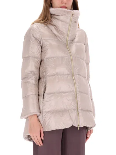Herno Down Jacket A-shape In Neutral