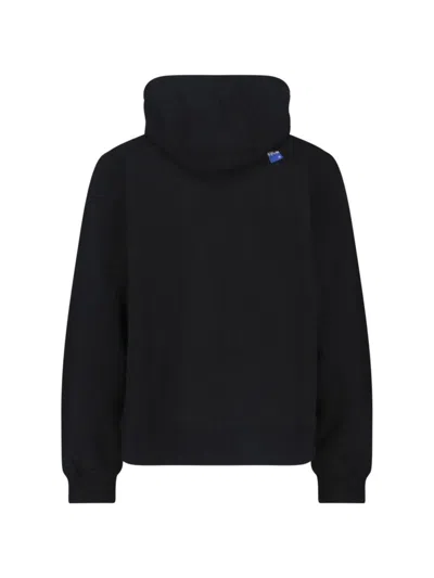Ader Error Black Trs Tag 02 Zip-up Hoodie In Black