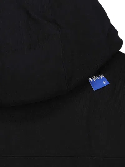 Ader Error Black Trs Tag 02 Zip-up Hoodie In Black
