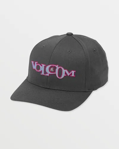 Volcom Men's 21st Century Stone Flexfit Hat In Black