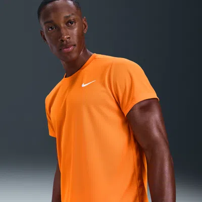 Nike Men's Court Victory Dri-fit Tennis Top In Orange
