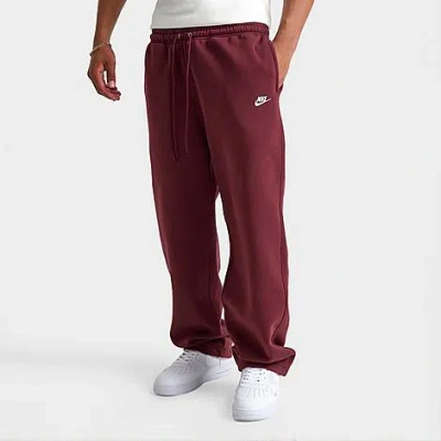 Nike Men's  Sportswear Club Fleece Bungee Pants In Red