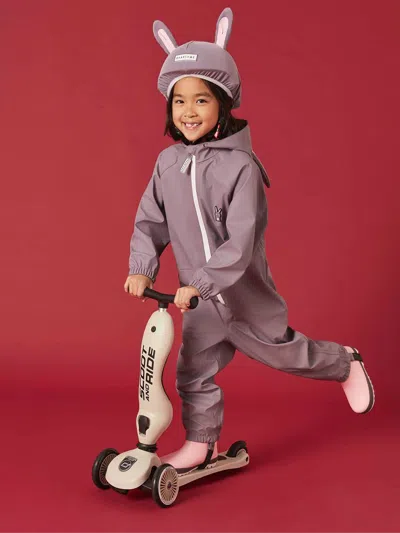Roarsome Girls Hop The Bunny Puddlesuit In Purple