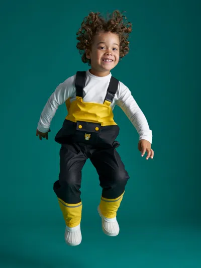 Roarsome Kids Dash The Leopard Waterproof Trousers In Multi