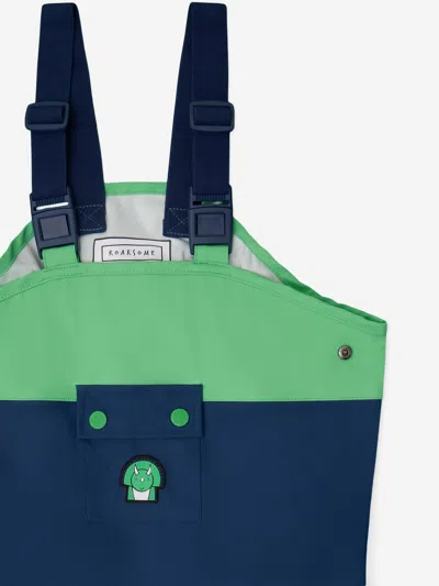 Roarsome Kids Spike The Dinosaur Waterproof Trousers In Multi