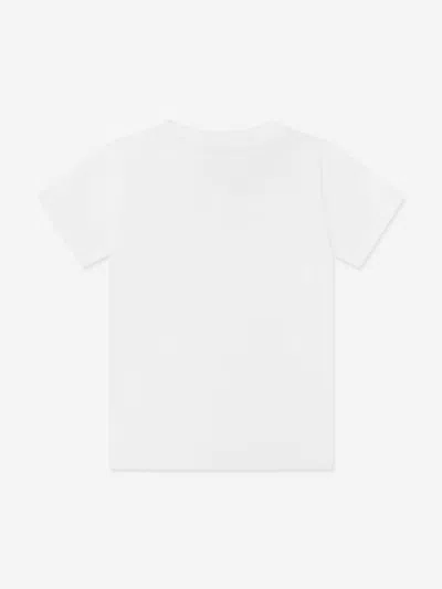Moschino Logo Logo Short-sleeved T-shirt In White