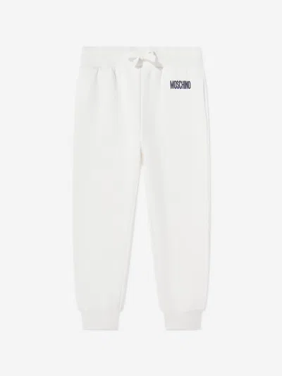 Moschino Kids Logo Tracksuit In White