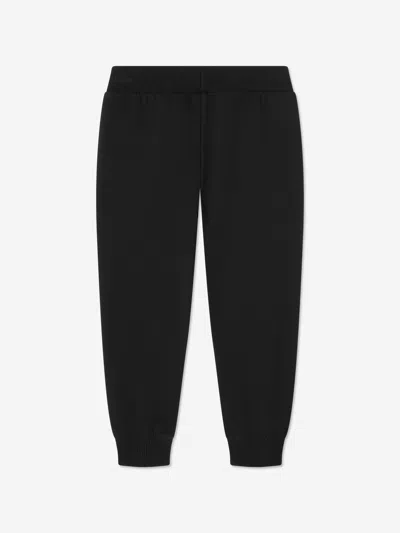 Moschino Kids Logo Joggers In Black