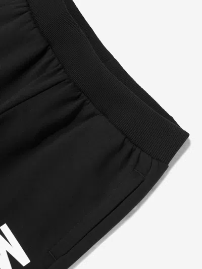 Moschino Kids Logo Joggers In Black