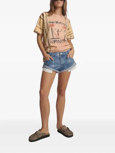 One Teaspoon Bandit Shorts In Blue