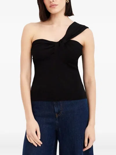 P.a.r.o.s.h One-shoulder Top In Black