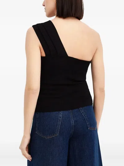P.a.r.o.s.h One-shoulder Top In Black