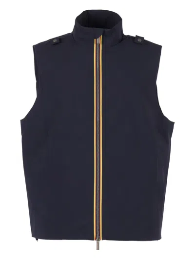 K-way Poirol 3l Wool Down Jacket In Blue