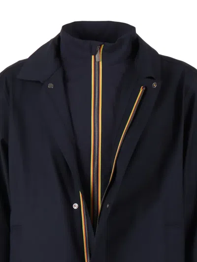 K-way Poirol 3l Wool Down Jacket In Blue