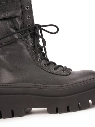 Copenhagen Studios Lace-up Ankle-length Combat Boots In Brown