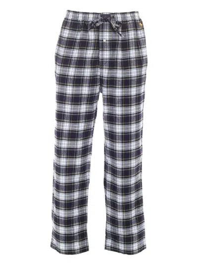 Polo Ralph Lauren Checked Pajama Set In Black