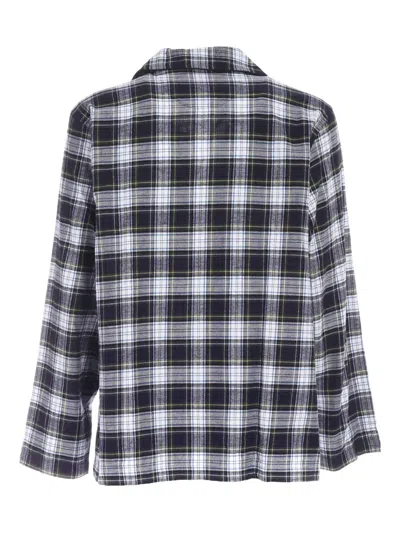 Polo Ralph Lauren Checked Pajama Set In Black