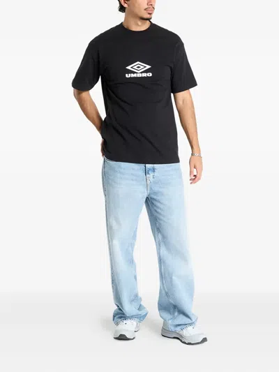 Umbro Man T-shirt Black Size Xl Cotton In Black