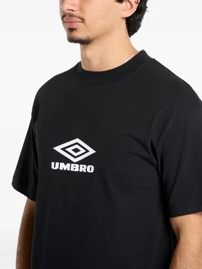 Umbro Man T-shirt Black Size Xl Cotton In Black