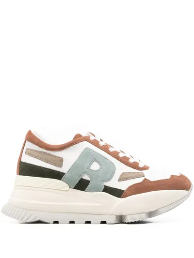 Rucoline 'r' Appliqué Aki Trainers In Multi