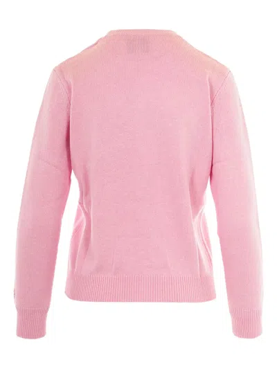 Mc2 Saint Barth New Crewneck Sweater In Pink
