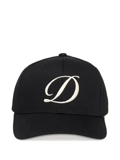 Dime Logo-embroidered Cap In Black