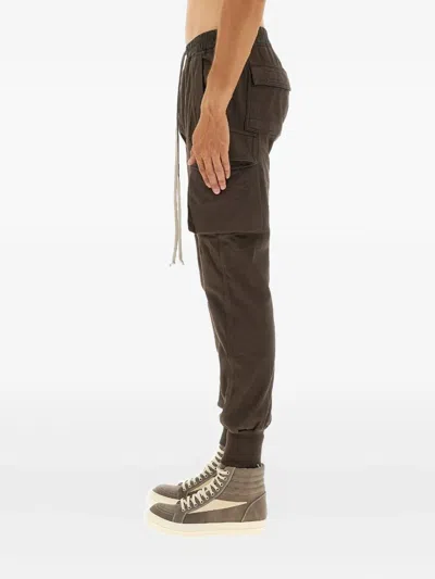 Rick Owens Drkshdw "mastodon Cut" Pants In Brown