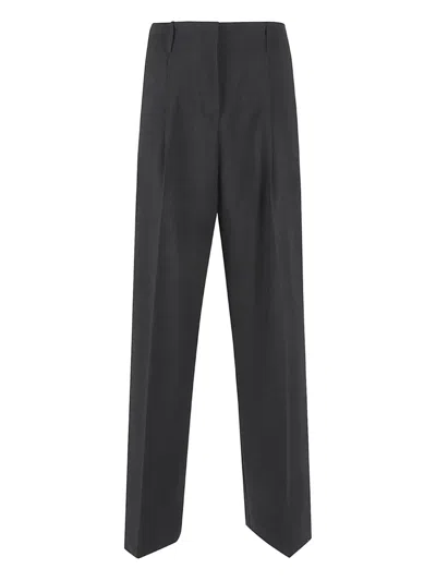 P.a.r.o.s.h Elasticated-waistband Trousers In Black