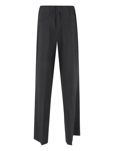P.a.r.o.s.h Elasticated-waistband Trousers In Black