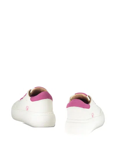 Acbc Flower-detailed Sneakers In White