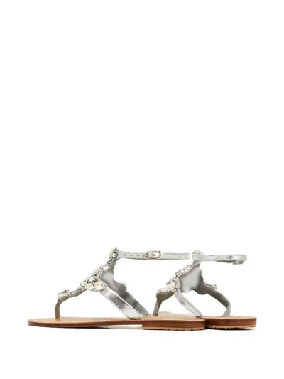 Mystique Crystal-embellished Thong Sandals In Multi