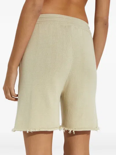 Ser.o.ya Chris Frayed Shorts In Neutral