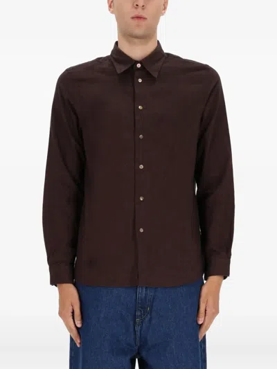 Ps By Paul Smith Regular Fit Shirt In Burgundy