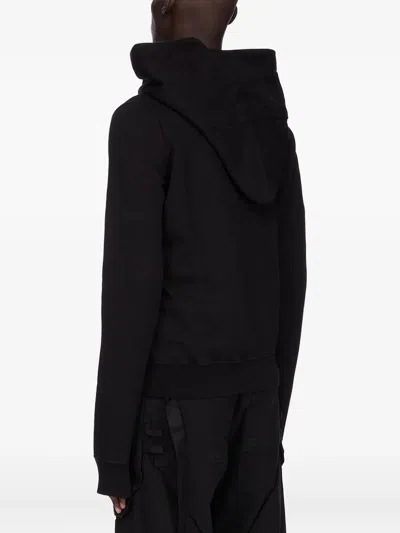 Rick Owens Drkshdw Asymmetrical Zipper Sweatshirt In Brown