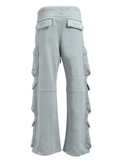 Breath Fade Cargo Track Pants In Gray