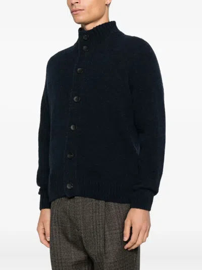 Filippo De Laurentiis Button Cardigan In Blue