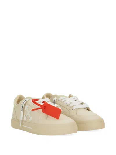 Off-white "low Vulcanized" Sneaker In Neutral