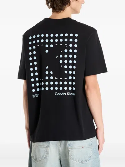 Calvin Klein Graphic-print T-shirt In Black