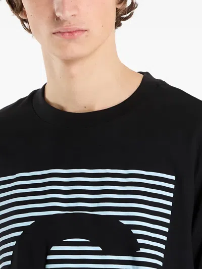 Calvin Klein Graphic-print T-shirt In Black