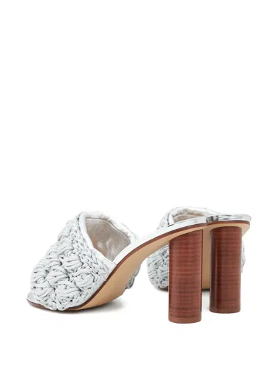 Jw Anderson 90mm Braided Heeled Sandals In Multi