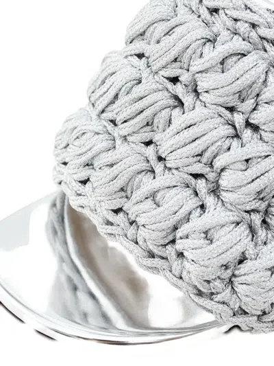 Jw Anderson 90mm Braided Heeled Sandals In Multi