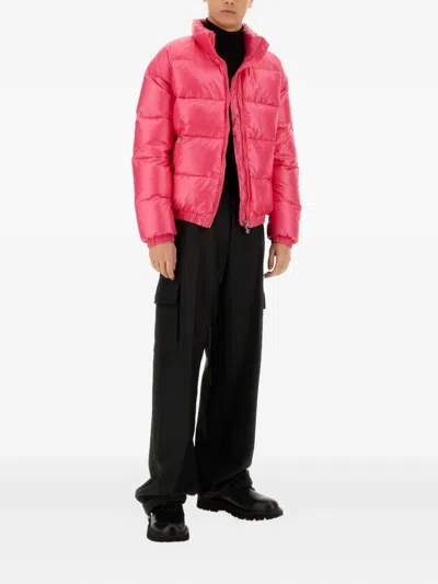 Pyrenex Vintage Mythic Zip Quilted Jacket In Pink